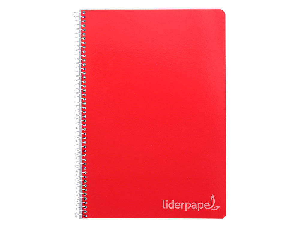 CUADERNO ESPIRAL LIDERPAPEL FOLIO WITTY TAPA DURA 80H 75GR CUADRO 8MM CON MARGEN COLORES SURTIDOS