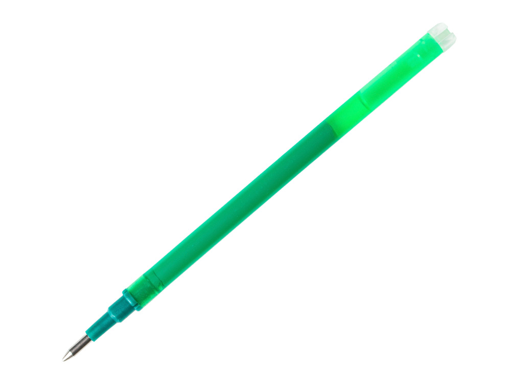 RECAMBIO BOLIGRAFO Q-CONNECT RETRACTIL KF11060 BORRABLE VERDE CAJA DE 3 UNIDADES