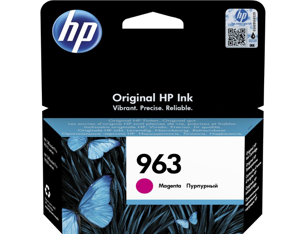 INK-JET HP 963 OFFICEJET PRO 9010 / 9020 / 9022 / 9023 / 9025 MAGENTA 700 PAGINAS