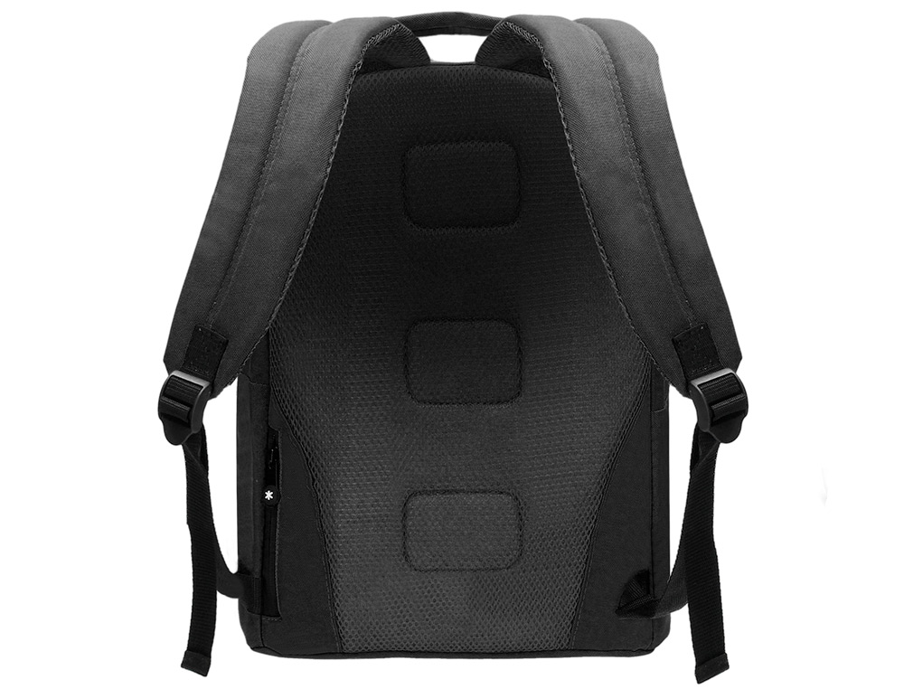 MOCHILA ANTARTIK CON ASA Y BOLSILLOS CON CREMALLERA COLOR NEGRO 310X160X410 MM