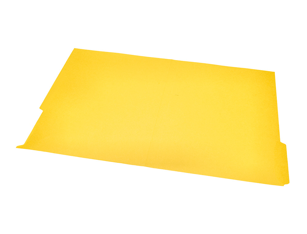 SUBCARPETA CARTULINA LIDERPAPEL DIN A4 PESTAÑA DERECHA 240G/M2 COLOR AMARILLO