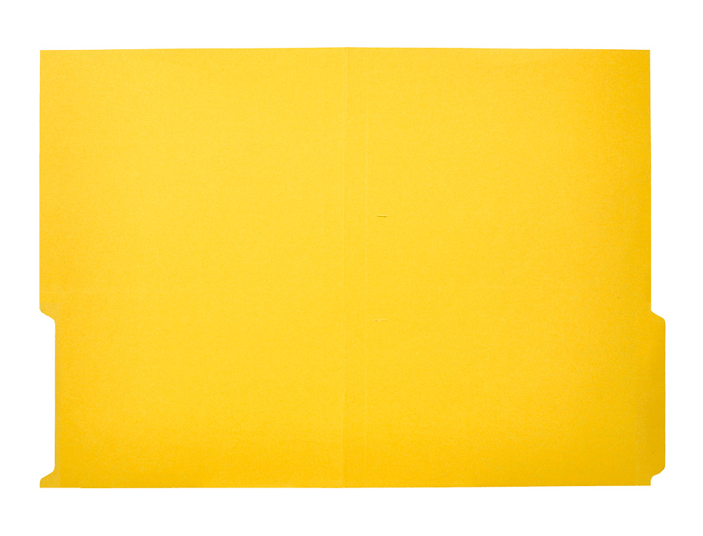 SUBCARPETA CARTULINA LIDERPAPEL DIN A4 PESTAÑA DERECHA 240G/M2 COLOR AMARILLO