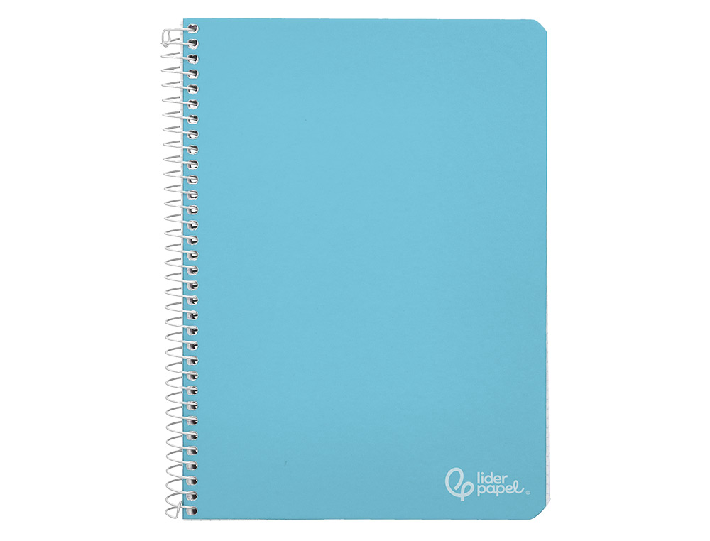 CUADERNO ESPIRAL LIDERPAPEL A4 WITTY TAPA DURA 80H 90GR RAYADO MONTESSORI 3,5MM COLORES SURTIDOS