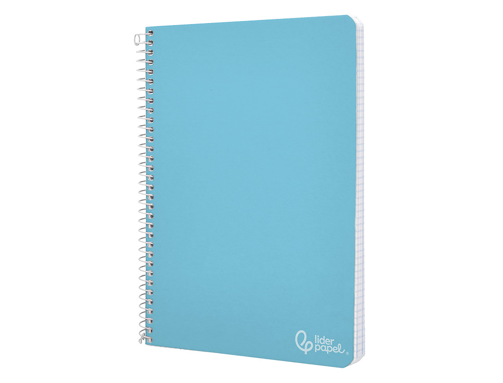 CUADERNO ESPIRAL LIDERPAPEL A4 WITTY TAPA DURA 80H 90GR RAYADO MONTESSORI 3,5MM COLORES SURTIDOS