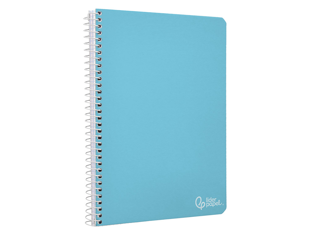 CUADERNO ESPIRAL LIDERPAPEL A4 WITTY TAPA DURA 80H 90GR RAYADO MONTESSORI 3,5MM COLORES SURTIDOS