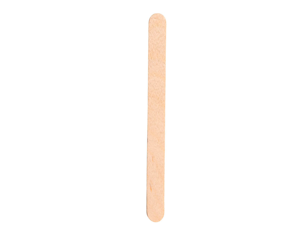 PALITOS DE MADERA LIDERPAPEL COLOR NATURAL 11,4 X 1 CM BOLSA CON 50 UNIDADES