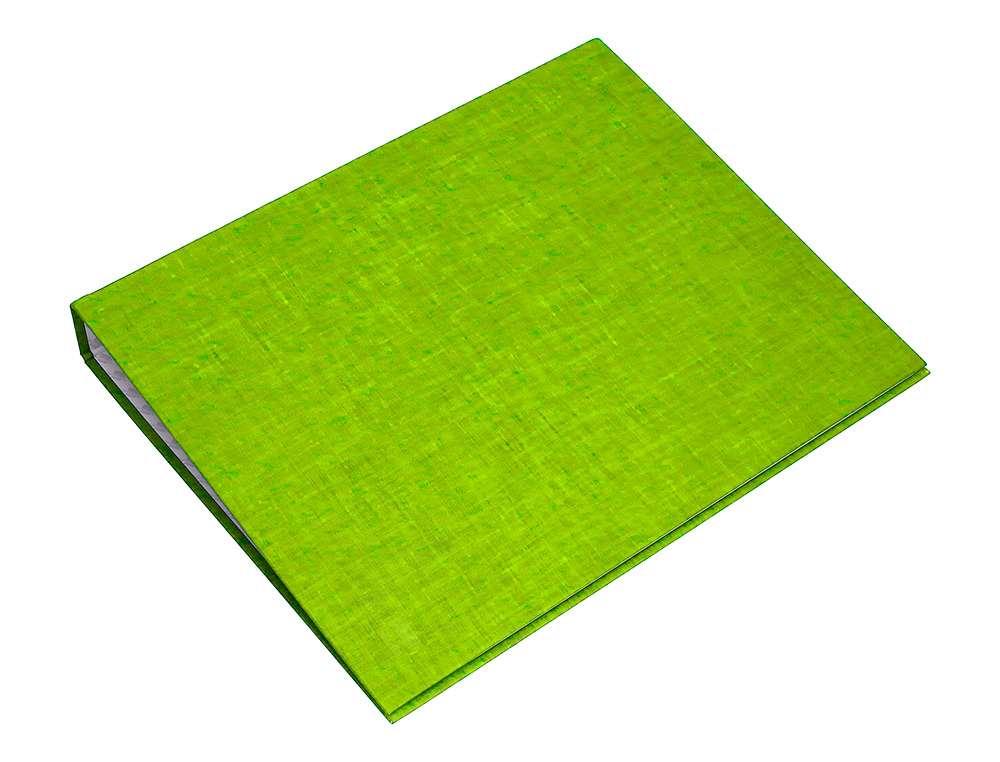 CARPETA DE 4 ANILLAS 25MM MIXTAS LIDERPAPEL FOLIO CARTONFORRADO PAPER COAT VERDE FROSTY