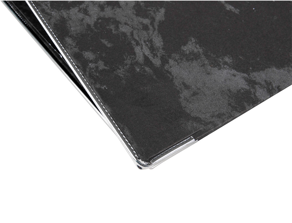 ARCHIVADOR DE PALANCA LIDERPAPEL FOLIO CLASSIC BLACK CARTON ENTRECOLADO CON RADO LOMO 75MM NEGRO COMPRESOR METAL