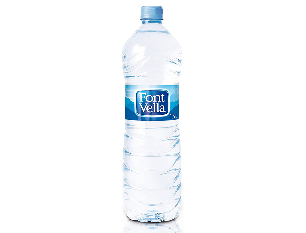 AGUA MINERAL NATURAL FONT VELLA BOTELLA SANT HILARI 1,5 L