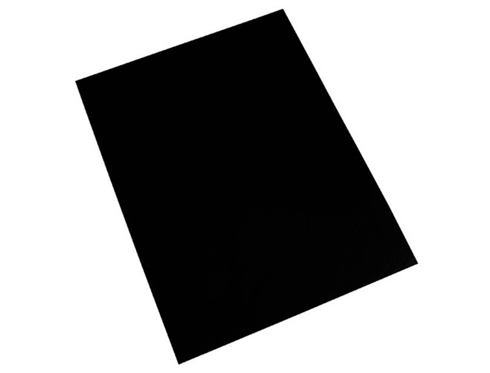 TAPA ENCUADERNACION LIDERPAPEL POLIPROPILENO A4 0.5MM NEGRO OPACO PAQUETE DE 100 UNIDADES