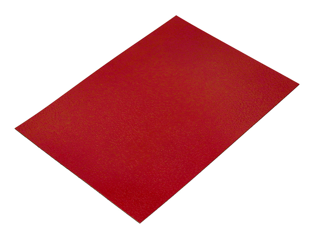TAPA ENCUADERNACION LIDERPAPEL CARTON A4 1MM ROJA PAQUETE DE 50 UNIDADES