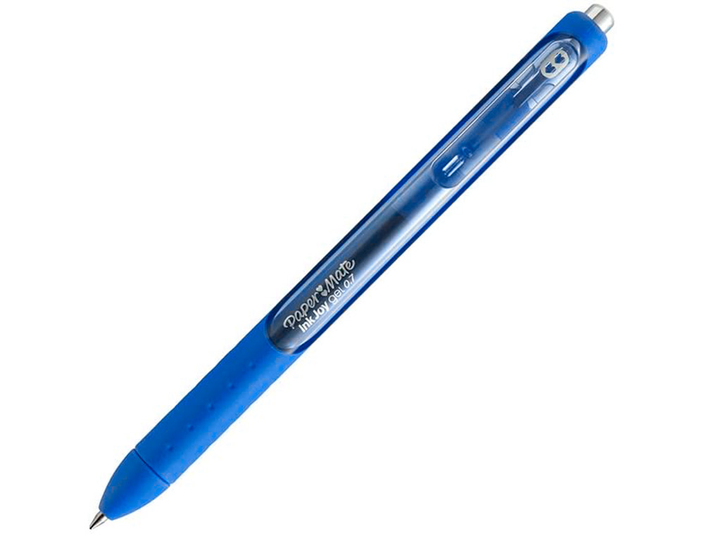 BOLIGRAFO PAPER MATE INKJOY RETRACTIL GEL PEN 0,7MM AZUL PUNTA DE BOLA TRAZO 0.35MM