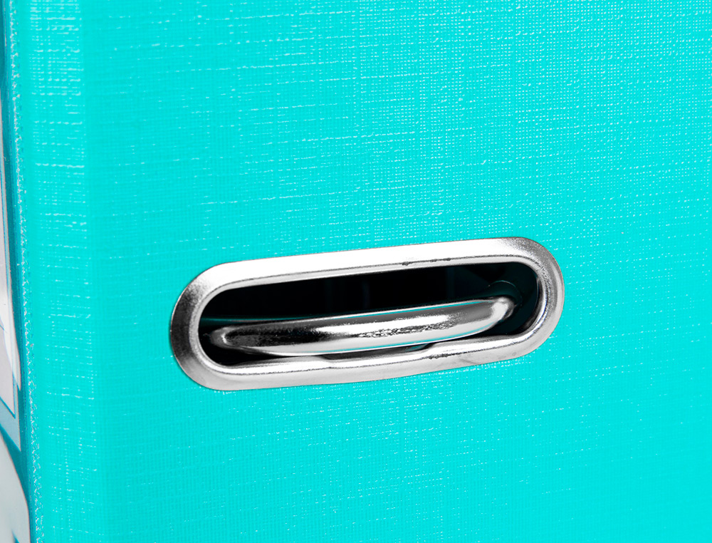 ARCHIVADOR DE PALANCA LIDERPAPEL FOLIO DOCUMENTA FORRADO PVC CON RADO LOMO 75 MM VERDE CLARO COMPRESOR