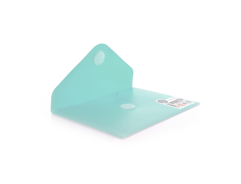 CARPETA OFFICE BOX DOSSIER V-LOCK DIN A6 CIERRE VELCRO COLORES PASTEL SURTIDOS